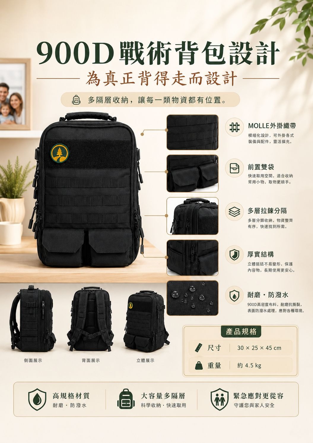京品源多用途應急防災包