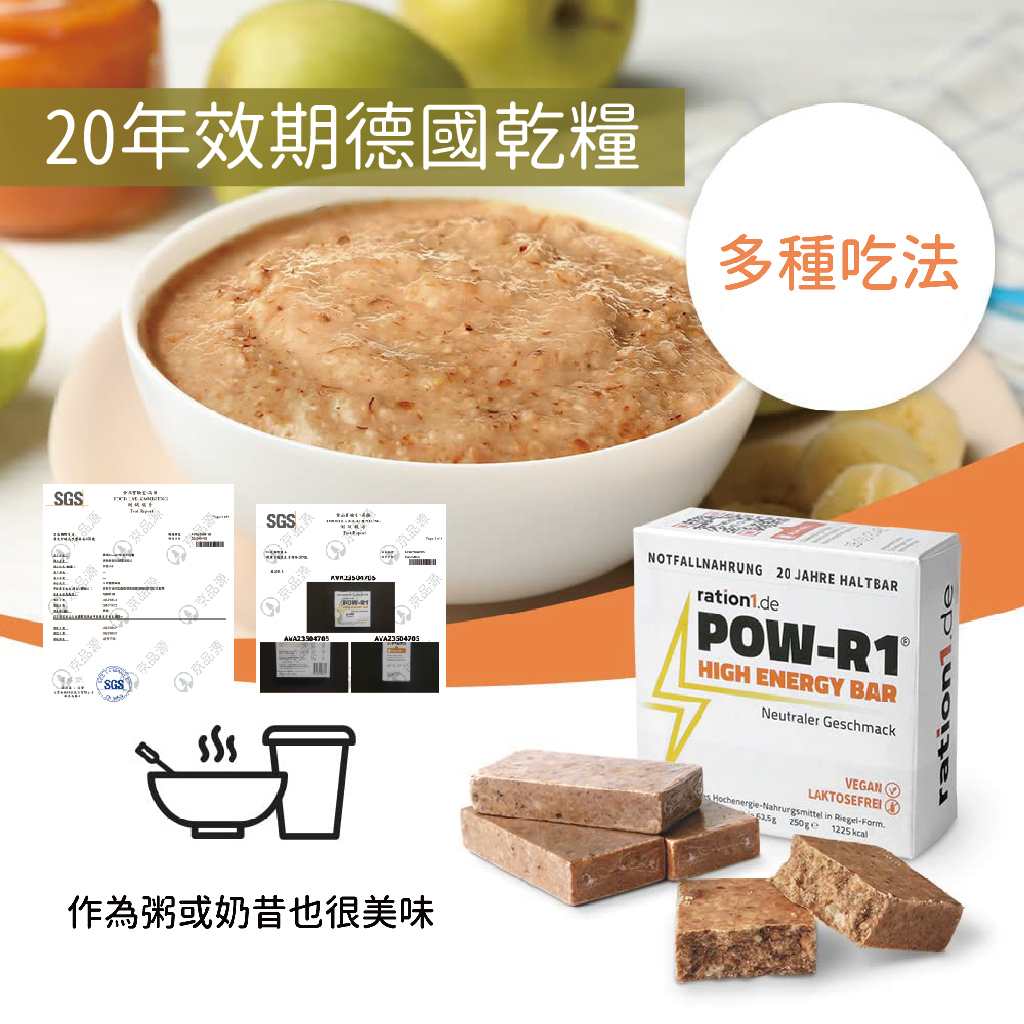 POW-R1, powr1, 緊急乾糧
