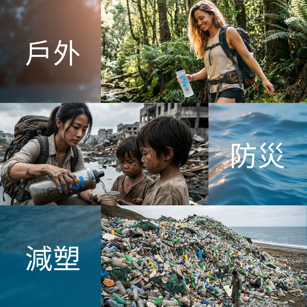 生命水袋,KOI Bag,濾水袋,淨水瓶,京品源